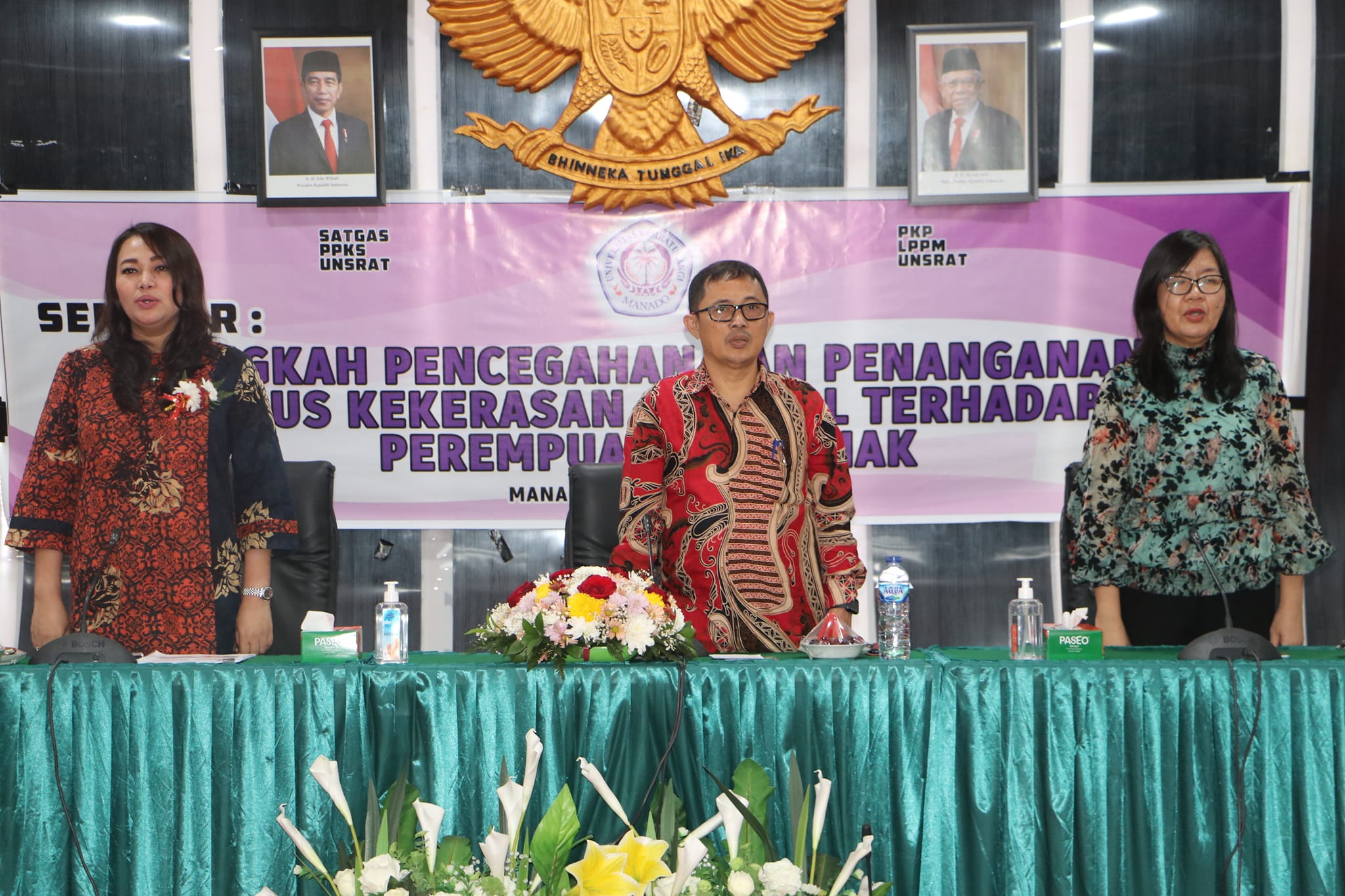 Satgas PPKS Unsrat Dan DP3AD Provinsi Sulut Gelar Kuliah Umum