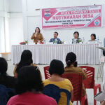 Musyawarah Desa (Musdes), bertempat di BPU Desa Tombatu Satu, Senin 31 Juli 2023.(Foto:Jay)